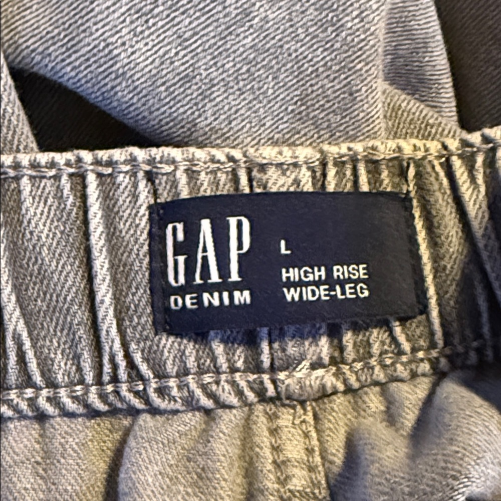 GAP Wide Leg Cropped Jeans - Picture 6 of 7